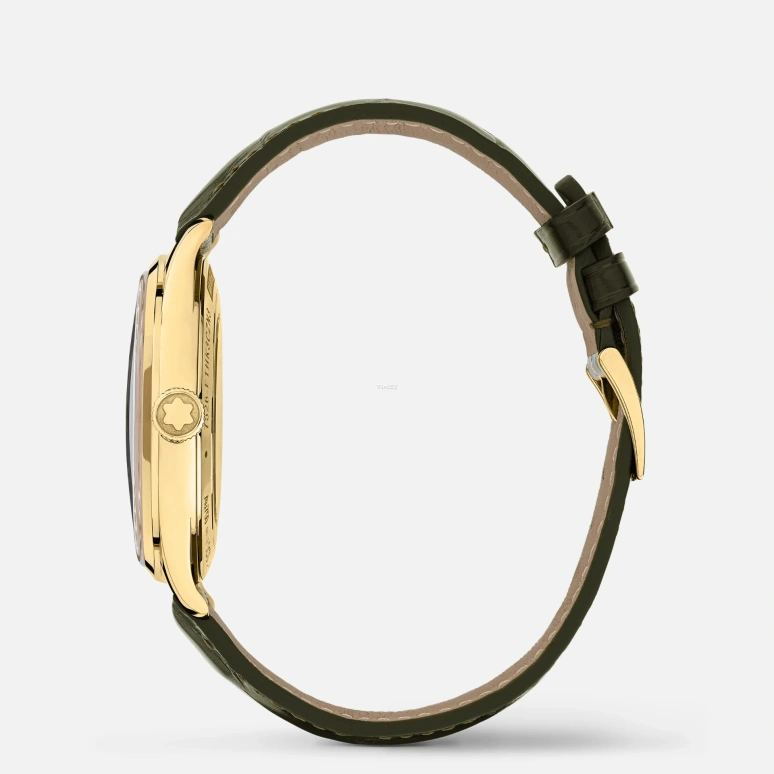 Montblanc,Heritage 40mm,40mm,Yellow Gold,Green,Automatic,Sapphire,Crystal Glass,Round,MB126464