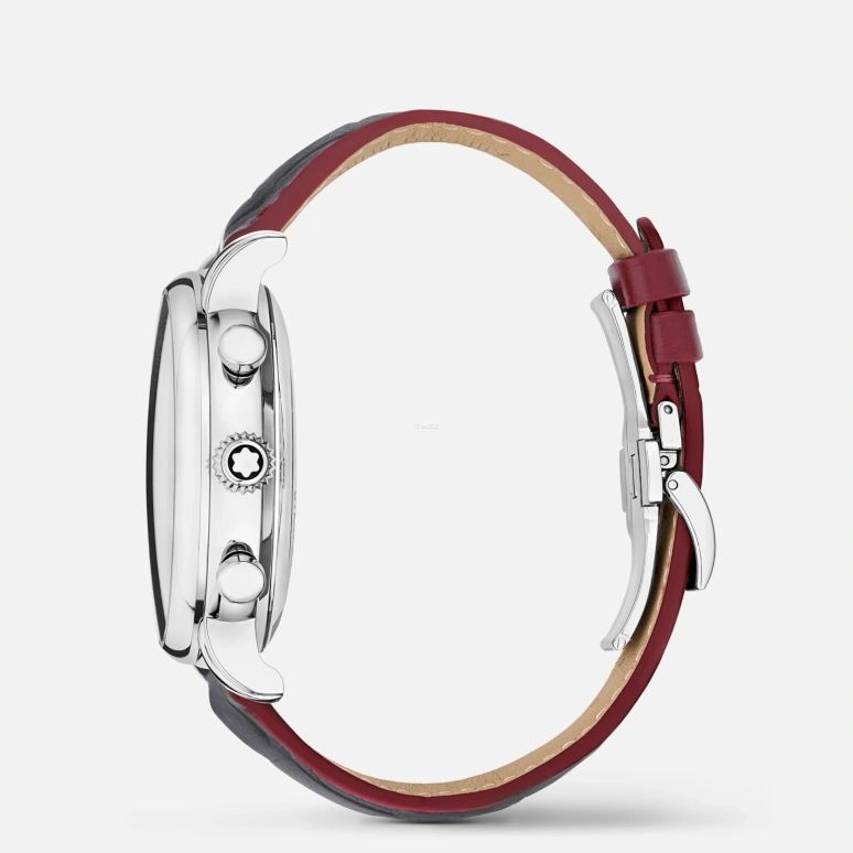 Montblanc,Star Legacy 42mm,42mm,Stainless Steel,Red,Automatic,Chronograph,Day,MB133245