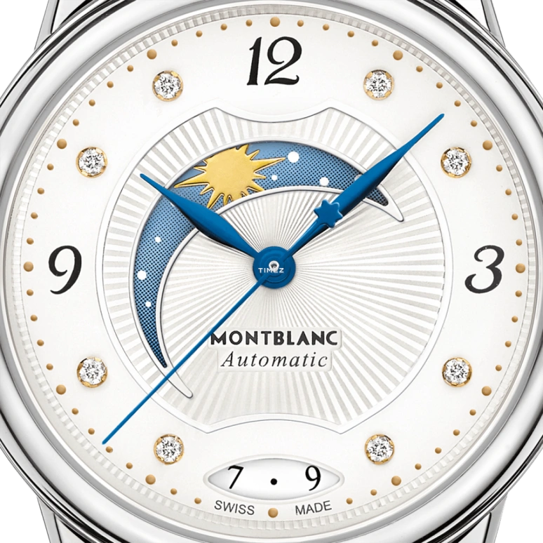 Montblanc,Boheme 27mm,27mm,Stainless Steel,Silver White,White,Automatic,Day,Day / Night Indication,MB114731
