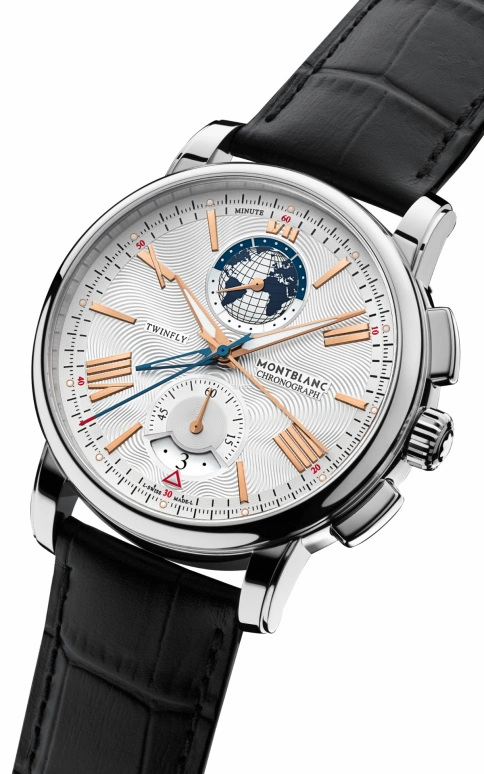 Montblanc,4810 43mm,43mm,Stainless Steel,Blue,Handwound,Chronograph,Day,Dule Time,Flyback,Sapphire,Crystal Glass,Round,MB114859