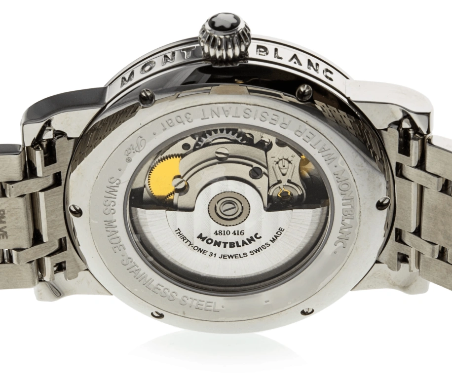 Montblanc,Star 39mm,39mm,Stainless Steel,Silver,Automatic,Day,38hours,111912