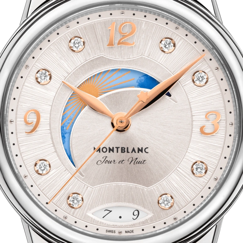 Montblanc,Boheme 30mm,30mm,Stainless Steel,Silver White,Automatic,Day,Day / Night Indication,MB133333