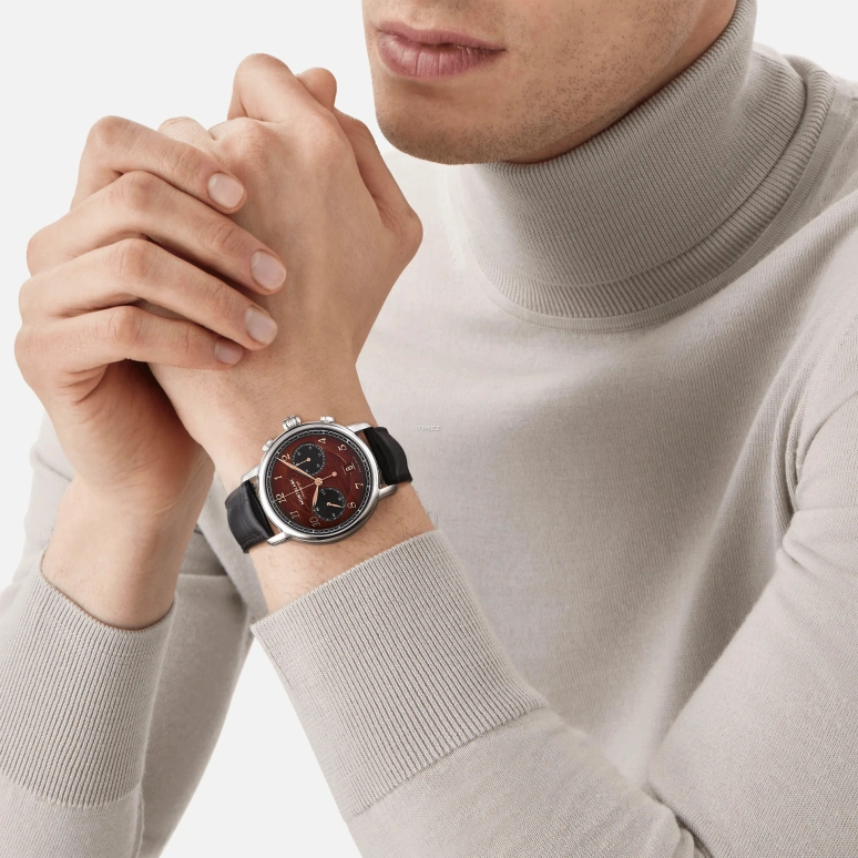 Montblanc,Star Legacy 42mm,42mm,Stainless Steel,Red,Automatic,Chronograph,Day,MB133245