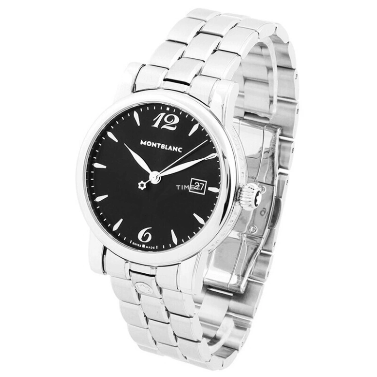 Montblanc,Star 39mm,39mm,Stainless Steel,Black,Quartz,Day,In-house Caliber,U0105913