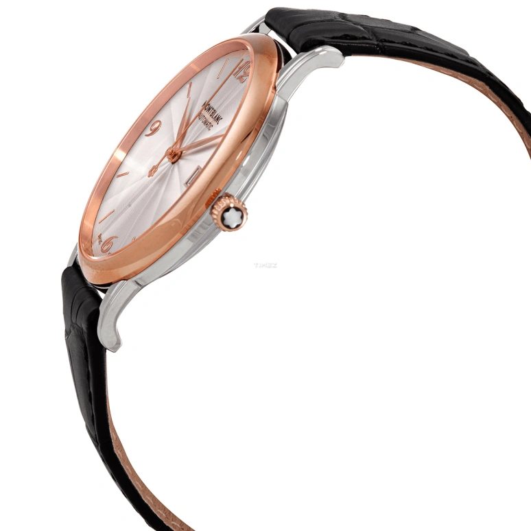 Montblanc,Star 39mm,39mm,Red Gold,Stainless Steel,White,Automatic,Day,38hours,113824