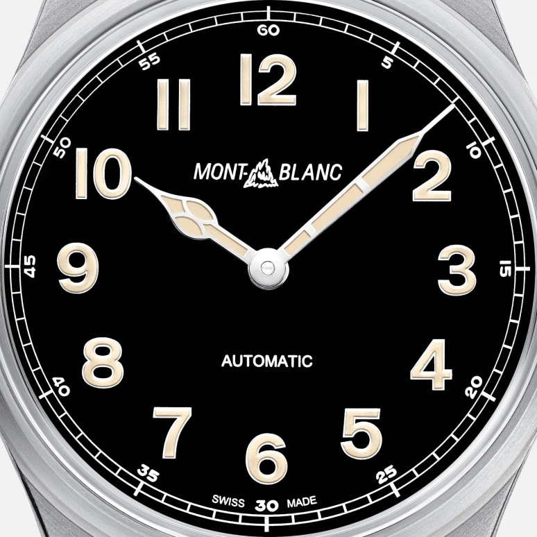 Montblanc,1858 40mm,40mm,Stainless Steel,Black,Automatic,38hours,In-house Caliber,MB119907