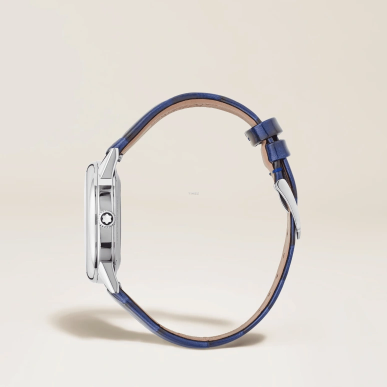 Montblanc,Boheme 34mm,34mm,Stainless Steel,Blue,Automatic,Day,Day / Night Indication,MB133310