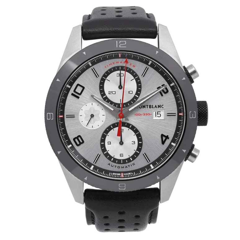 Montblanc,Timewalker 43mm,43mm,Stainless Steel,Silver White,Automatic,Chronograph,Day,MB116100