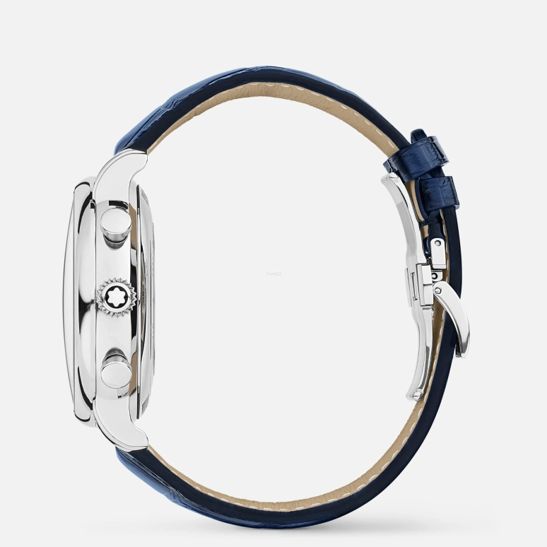 Montblanc,Star 42mm,42mm,Stainless Steel,Blue,Automatic,Day,Sapphire,MB129626