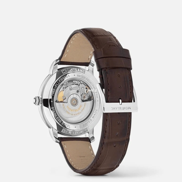Montblanc,Star Legacy 39mm,39mm,Stainless Steel,Silver White,Automatic,Day,38hours,MB128684