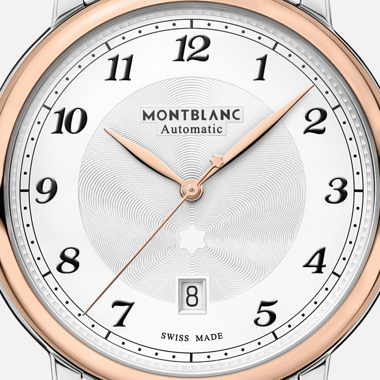 Montblanc,Star 42mm,42mm,Stainless Steel,White,Automatic,Day,Sapphire,Crystal Glass,MB117576