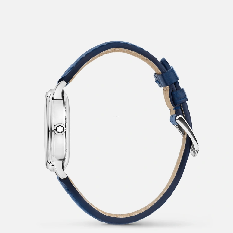 Montblanc,Tradition 32mm,32mm,Stainless Steel,Blue,Automatic,Day,38hours,MB129642