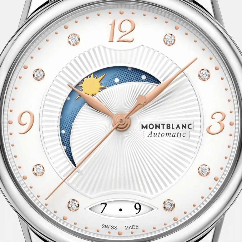 Montblanc,Boheme 34mm,34mm,Stainless Steel,Silver White,Automatic,Day,Day / Night Indication,MB119936