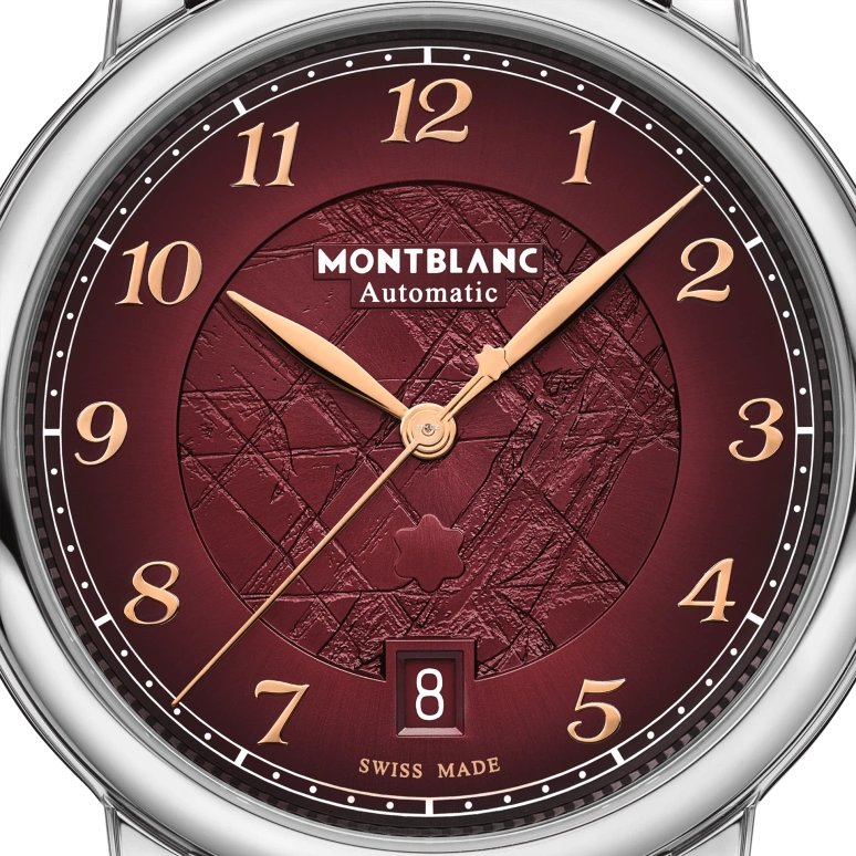 Montblanc,Star 39mm,39mm,Stainless Steel,Red,Automatic,Day,38hours,MB133243