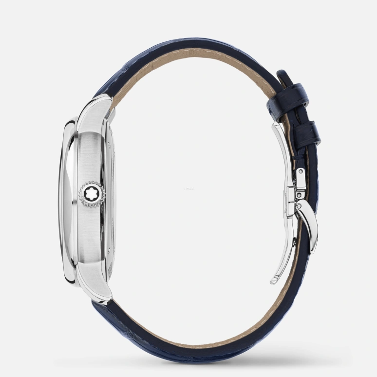 Montblanc,Star 43mm,43mm,Stainless Steel,Blue,Automatic,Dule Time,World Time,Day / Night Indication,MB126108