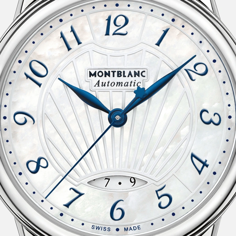 Montblanc,Boheme 30mm,30mm,Stainless Steel,Silver White,Automatic,Day,38hours,MB118774