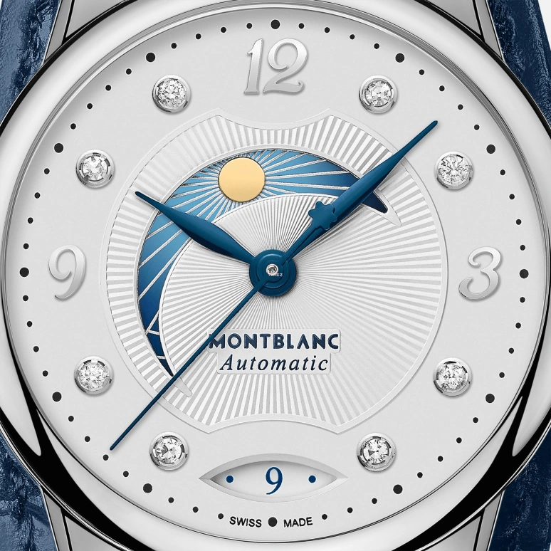 Montblanc,Boheme 30mm,30mm,Stainless Steel,Silver White,Automatic,Day,Day / Night Indication,MB127361