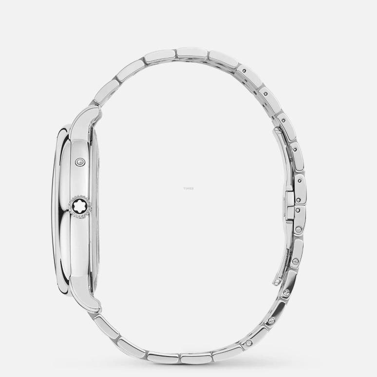 Montblanc,Star 42mm,42mm,Stainless Steel,Silver White,Automatic,Moonphase,Month,Date,Day,Sapphire,Crystal Glass,Round,MB128677
