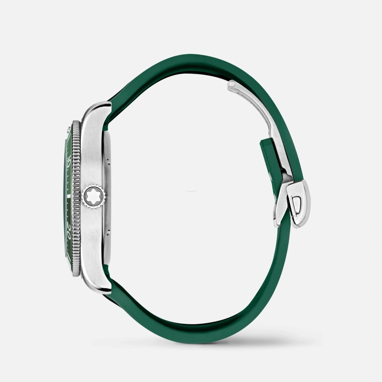 Montblanc,Iced Sea 41mm,41mm,Stainless Steel,Ceramic,Green,Automatic,Day,38hours,MB131450
