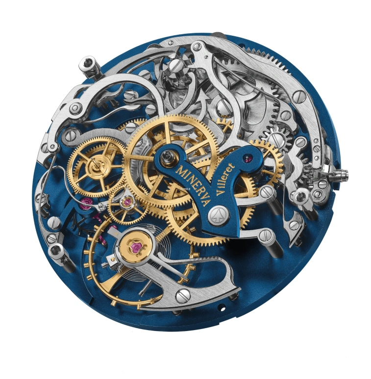 Montblanc,1858 43mm,43mm,Stainless Steel,Skeleton,Automatic,Chronograph,Sapphire,Crystal Glass,MB133296