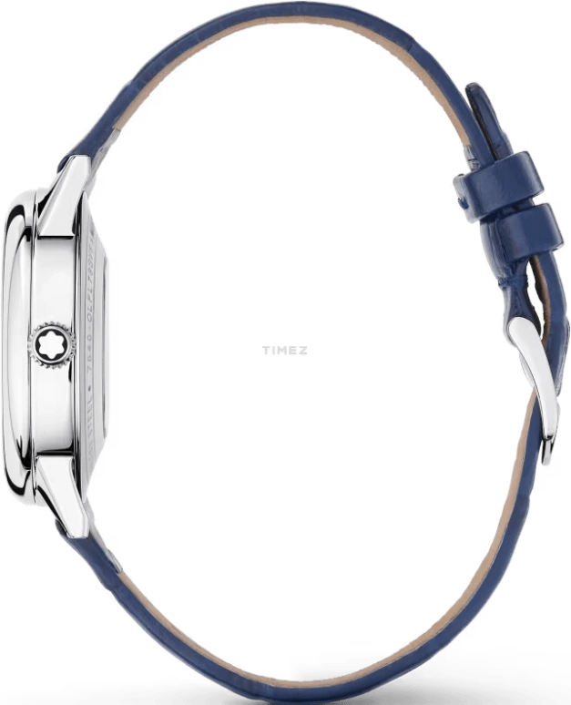Montblanc,Boheme 30mm,30mm,Stainless Steel,Silver White,White,Automatic,Day,Sapphire,MB127365