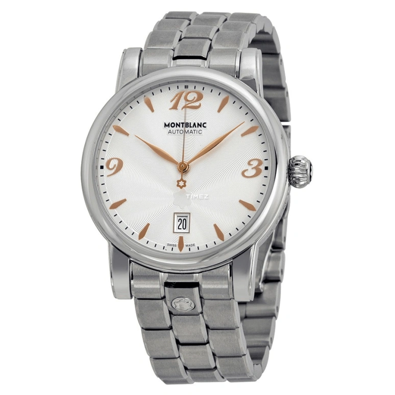 Montblanc,Star 39mm,39mm,Stainless Steel,Grey,Automatic,Day,Sapphire,MB105961