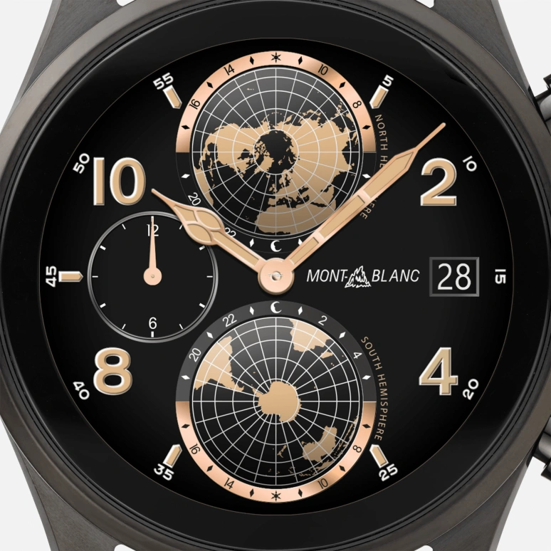 Montblanc,Other 41.91mm,41.91mm,Titanium,Black,Processor,Chronograph,Day,Day / Night Indication,MB129267