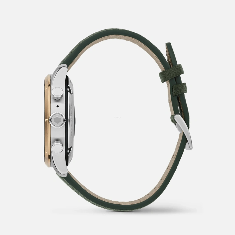 Montblanc,Summit 3 42mm,42mm,Titanium,Green,Processor,Day,Dule Time,World Time,MB131798