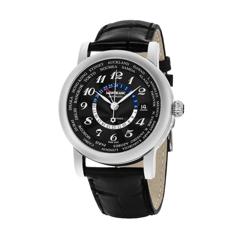 Montblanc,4810 42mm,42mm,Stainless Steel,Black,Automatic,Day,World Time,Day / Night Indication,106464