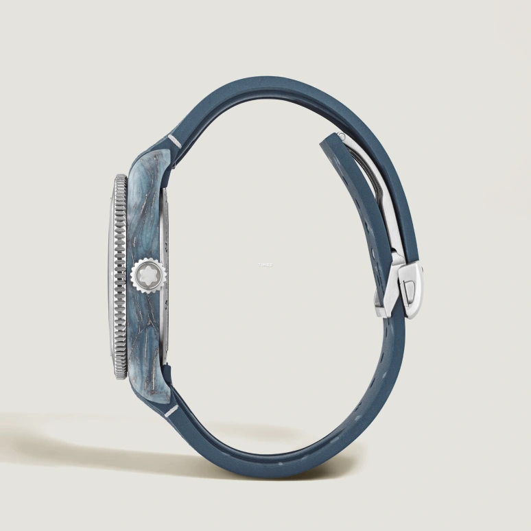 Montblanc,1858 43.50mm,43.50mm,Titanium,Composite,Blue,Automatic,Day,Dule Time,Day / Night Indication,MB134019