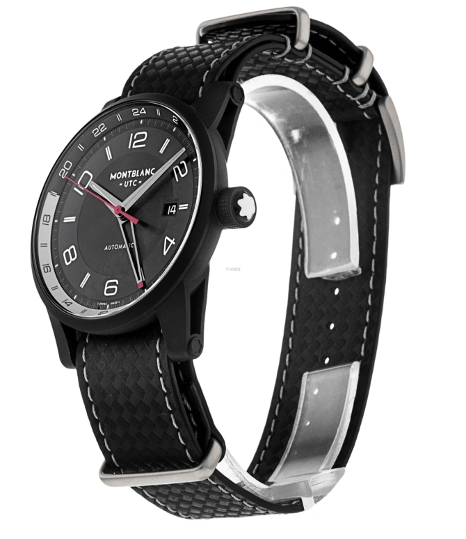 Montblanc,Star 39mm,39mm,Stainless Steel,Silver White,White,Automatic,Day,Dule Time,113828