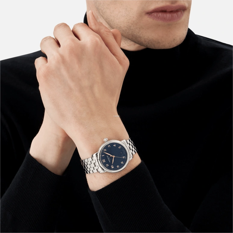 Montblanc,Star 39mm,39mm,Stainless Steel,Blue,Automatic,Day,38hours,MB129629