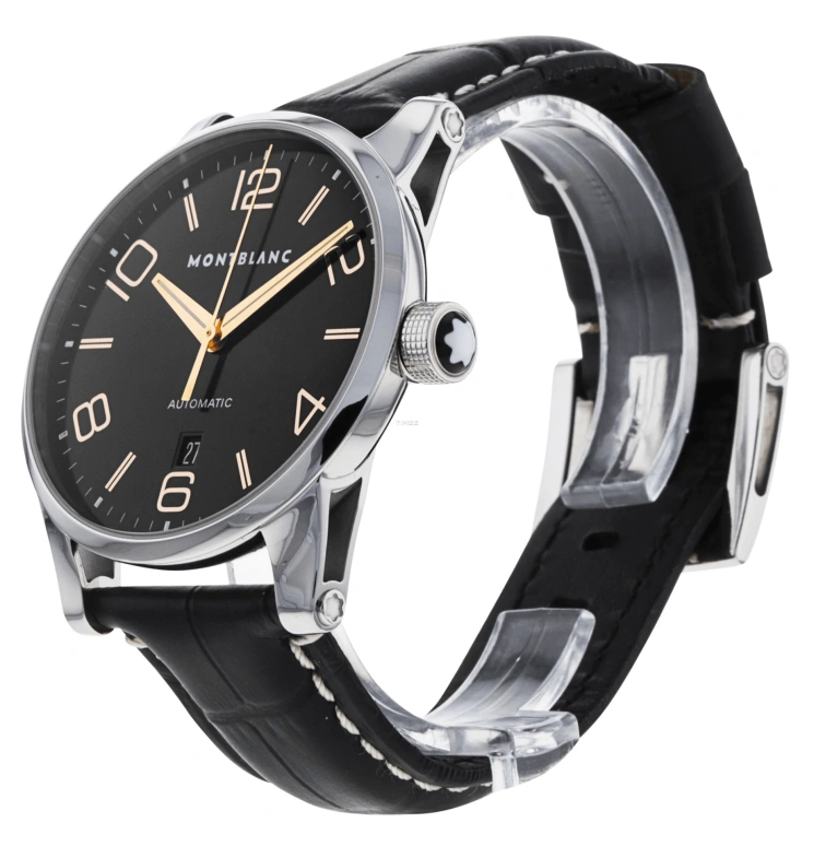 Montblanc,Timewalker 42mm,42mm,Stainless Steel,Black,Automatic,Day,42hours,101551