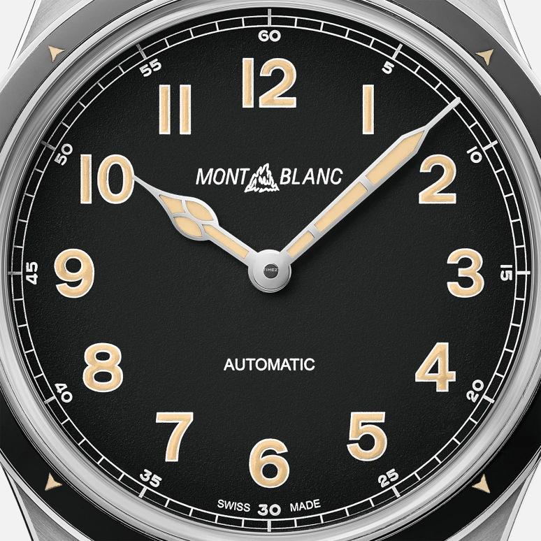 Montblanc,1858 40mm,40mm,Stainless Steel,Black,Automatic,38hours,In-house Caliber,MB126760
