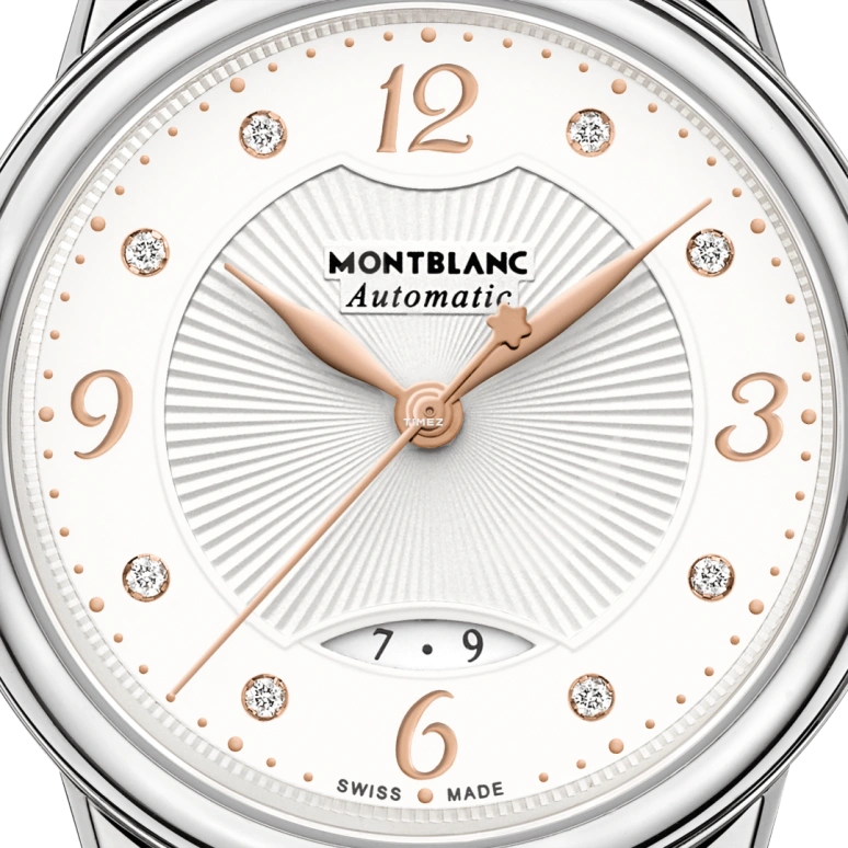 Montblanc,Boheme 30mm,30mm,Stainless Steel,Silver White,White,Automatic,Day,46hours,MB119920