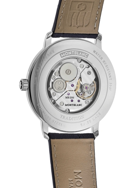 Montblanc,Tradition 40mm,40mm,Stainless Steel,Rose,White,Handwound,42hours,In-house Caliber,MB119962