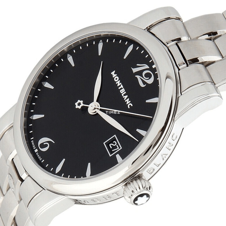 Montblanc,Star 39mm,39mm,Stainless Steel,Black,Quartz,Day,In-house Caliber,U0105913