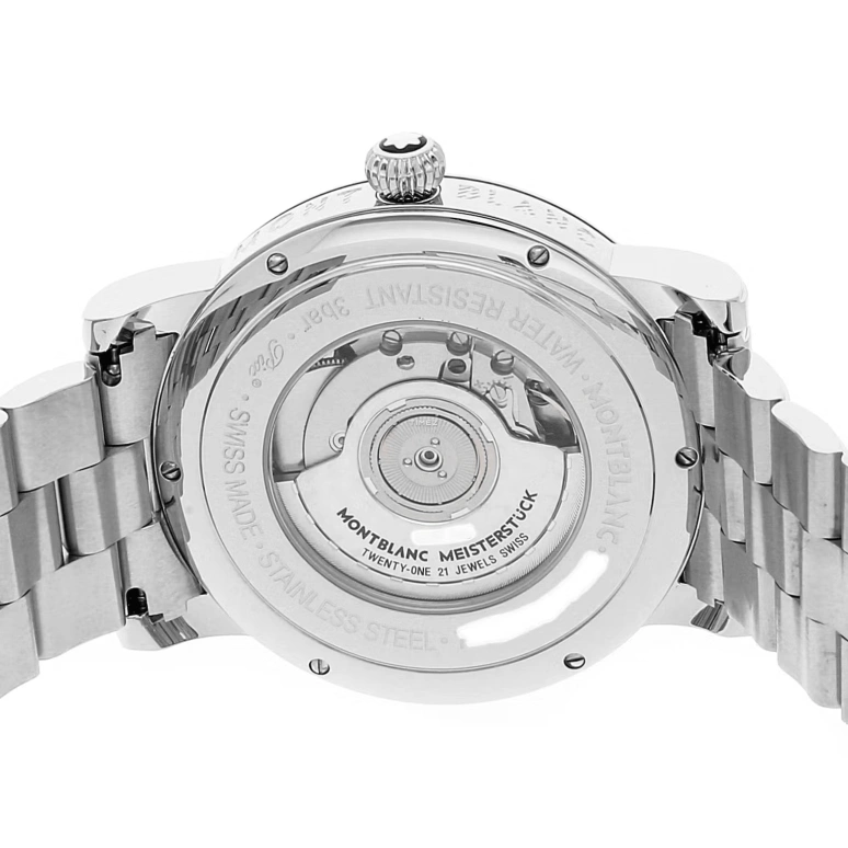 Montblanc,4810 42mm,42mm,Stainless Steel,Silver White,White,Automatic,Day,World Time,Day / Night Indication,MB106465