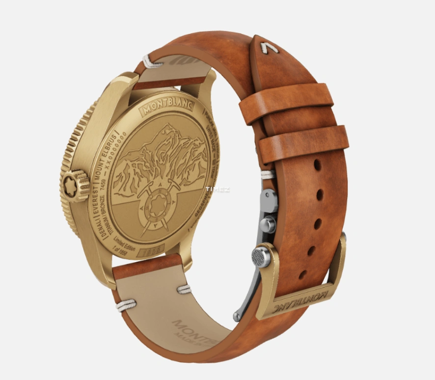 Montblanc,1858 42mm,42mm,Bronze,Black,Automatic,Day,Dule Time,Day / Night Indication,MB119347