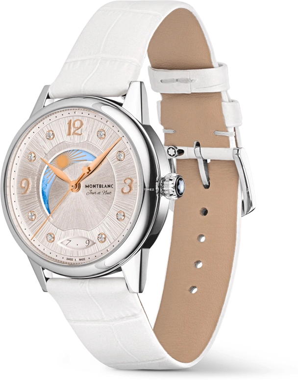 Montblanc,Boheme 34mm,34mm,Stainless Steel,Silver White,Automatic,Day,Day / Night Indication,MB133335