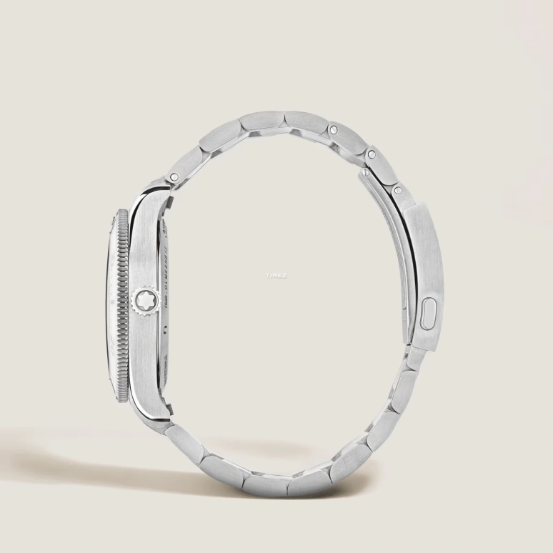 Montblanc,Iced Sea 38mm,38mm,Stainless Steel,Ceramic,White,Automatic,Day,38hours,MB134024