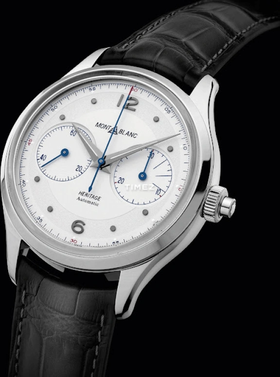Montblanc,Heritage 42mm,42mm,Stainless Steel,Silver White,Automatic,Chronograph,Sapphire,MB119951