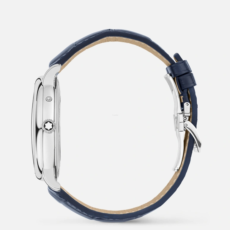 Montblanc,Star 42mm,42mm,Stainless Steel,Silver White,Automatic,Moonphase,Month,Date,Day,Sapphire,Crystal Glass,Round,MB128676