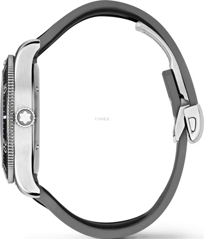 Montblanc,Iced Sea 41mm,41mm,Stainless Steel,Ceramic,White,Grey,Automatic,Day,38hours,MB130807