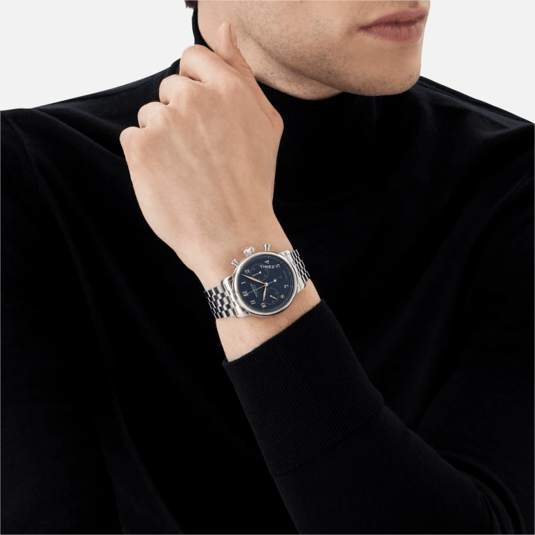 Montblanc,Star 42mm,42mm,Stainless Steel,Blue,Automatic,Day,Sapphire,MB129627
