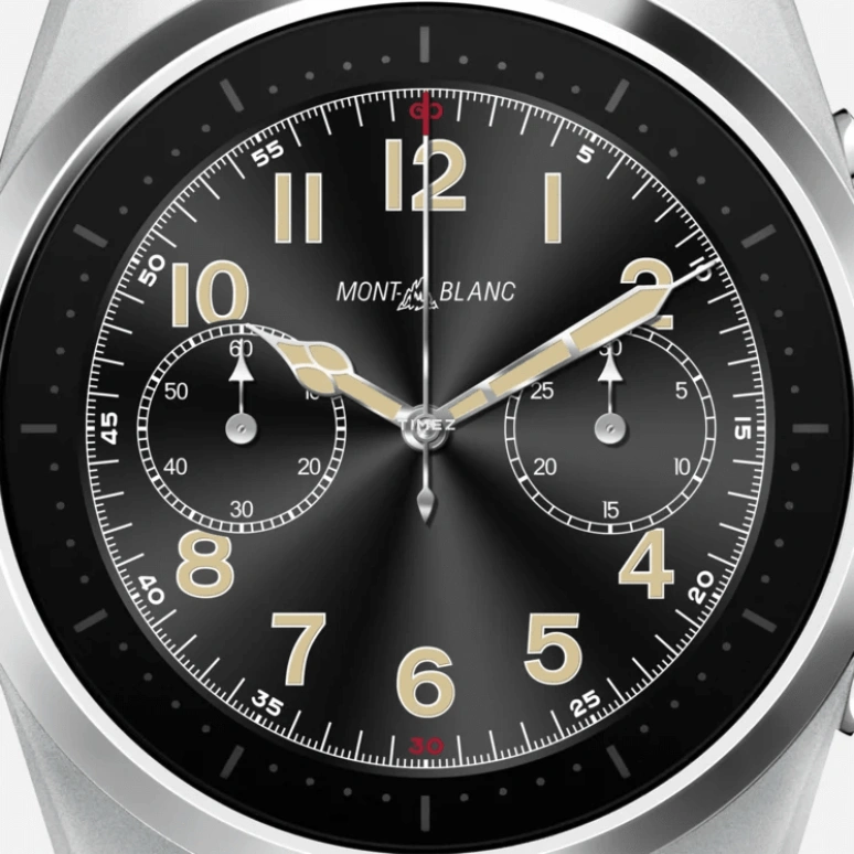 Montblanc,Summit Lite 43mm,43mm,Aluminium,Grey,Processor,Smartwatch,Glass,MB128410