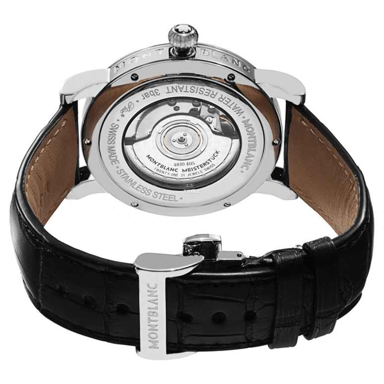 Montblanc,4810 42mm,42mm,Stainless Steel,Black,Automatic,Day,World Time,Day / Night Indication,106464