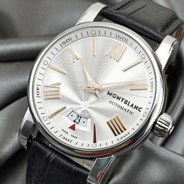 Montblanc,Timewalker 43mm,43mm,Stainless Steel,Black,Automatic,Day,Round,102342