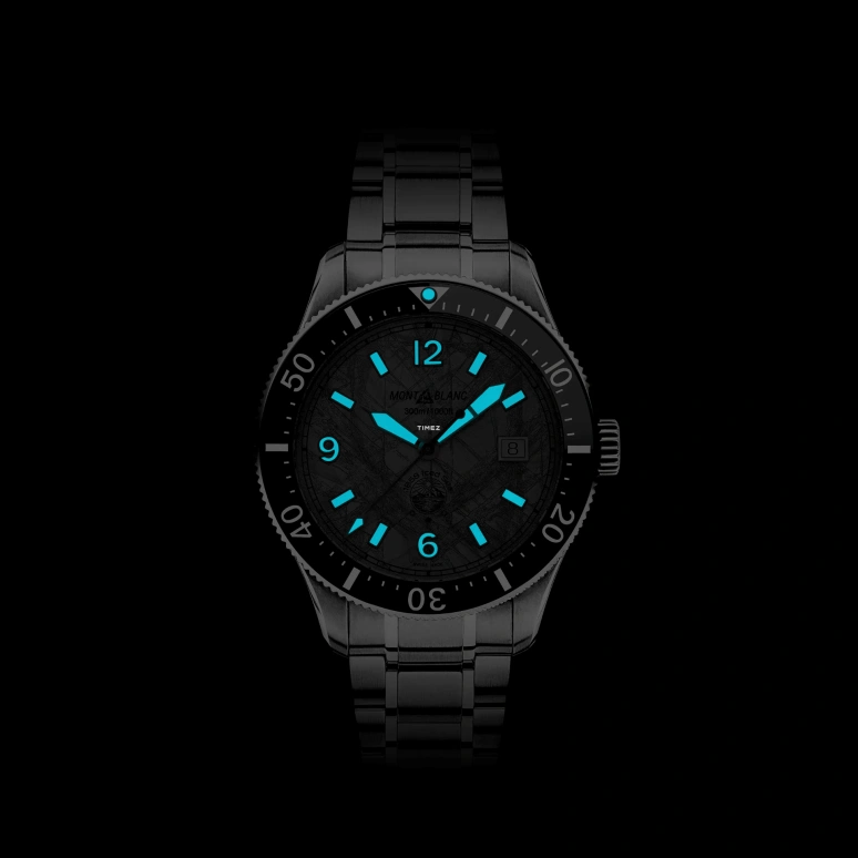 Montblanc,Iced Sea 41mm,41mm,Stainless Steel,Grey,Automatic,Day,38hours,MB130793