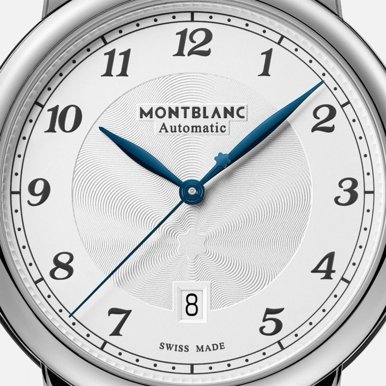 Montblanc,Star 42mm,42mm,Stainless Steel,Silver White,White,Automatic,Day,38hours,MB128681